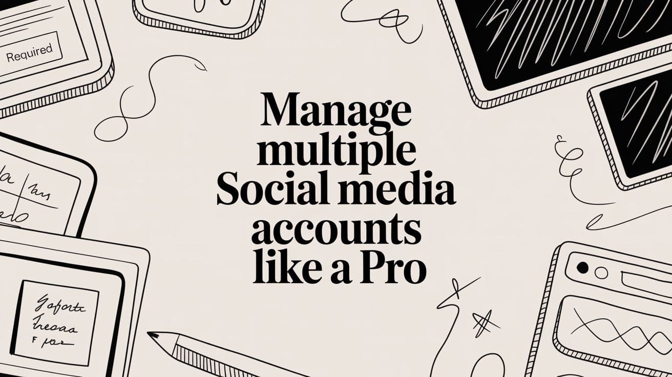 Manage Multiple Social Media Accounts like a Pro