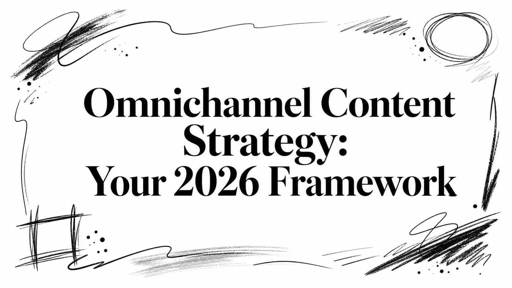 Omnichannel Content Strategy: Your 2026 Framework