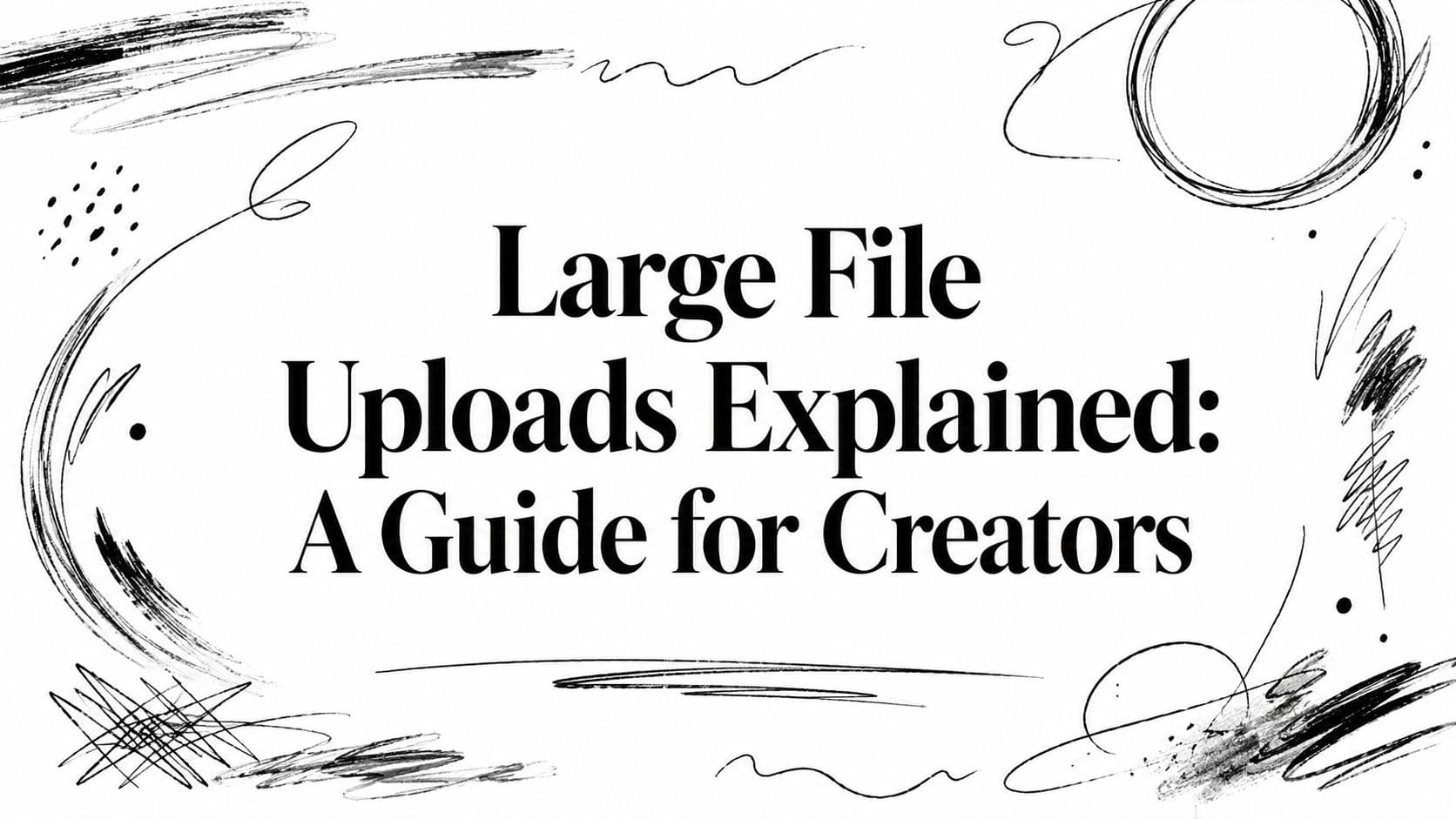 Large File Uploads Explained: A Guide for Creators