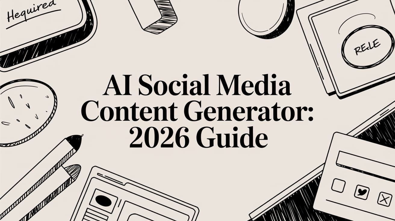 AI Social Media Content Generator: 2026 Guide