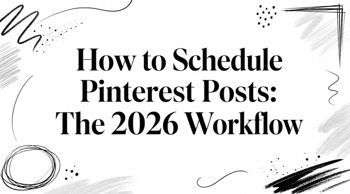 How to Schedule Pinterest Posts: The 2026 Workflow