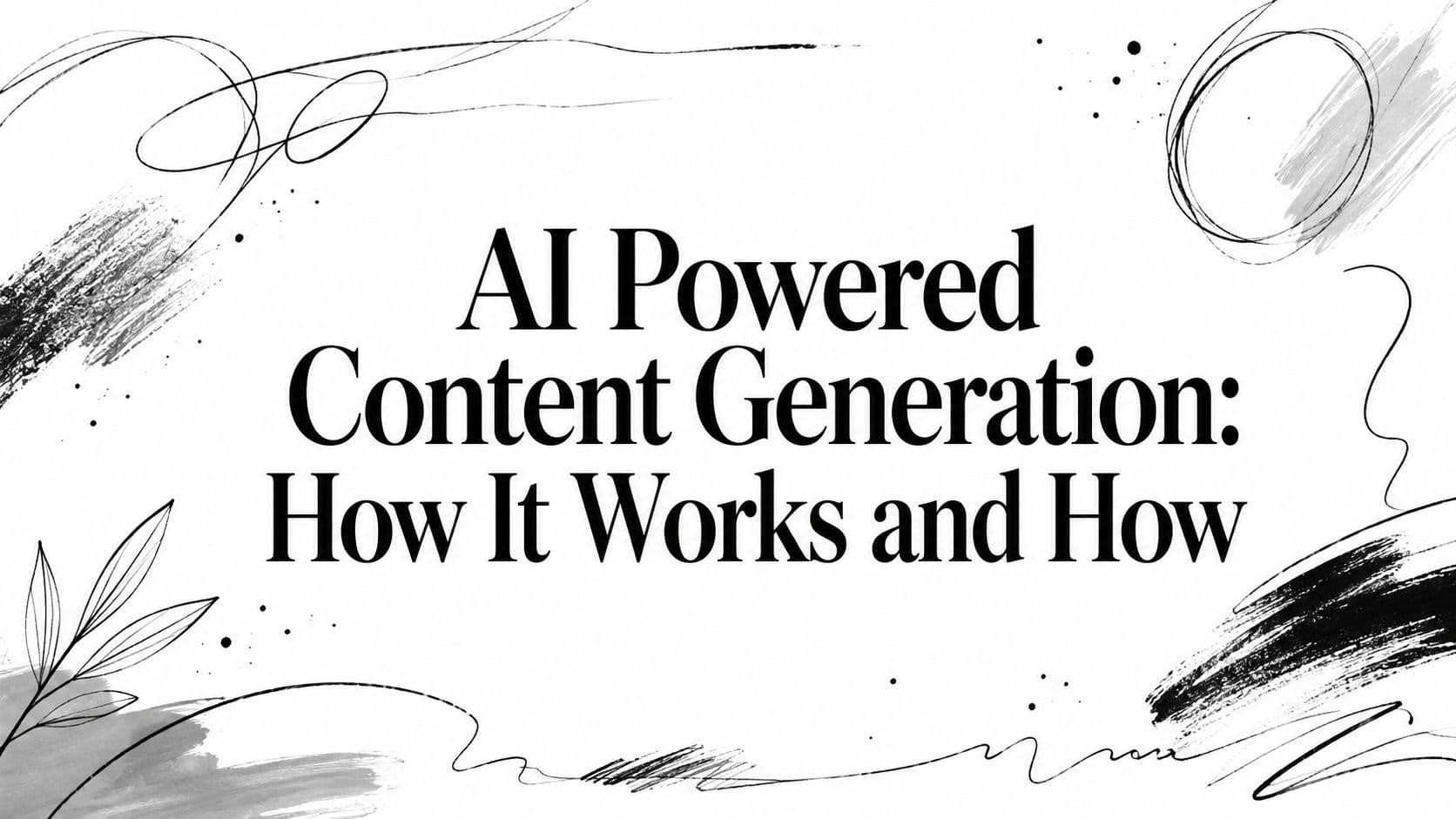 AI Powered Content Generation: How It Works and How