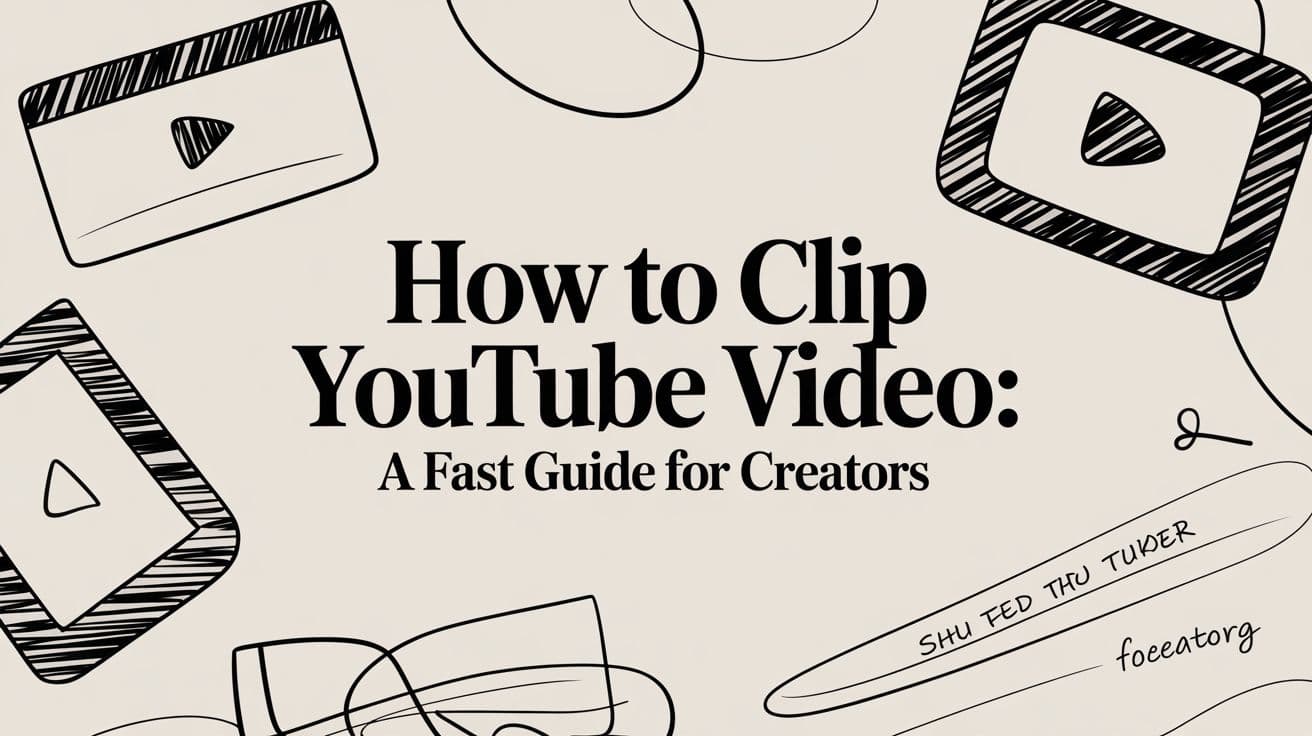 How to Clip YouTube Video: A Fast Guide for Creators