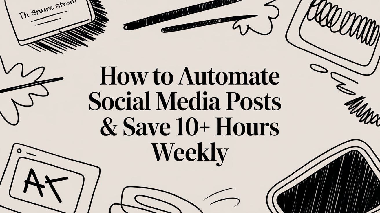 How to Automate Social Media Posts & Save 10+ Hours Weekly