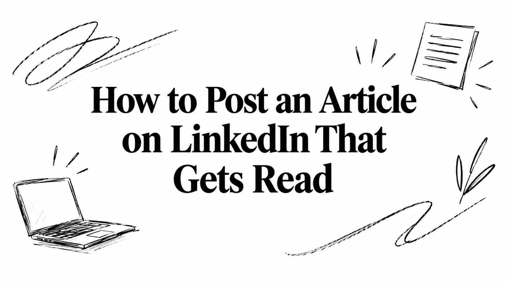 How to Post an Article on LinkedIn That Gets Read