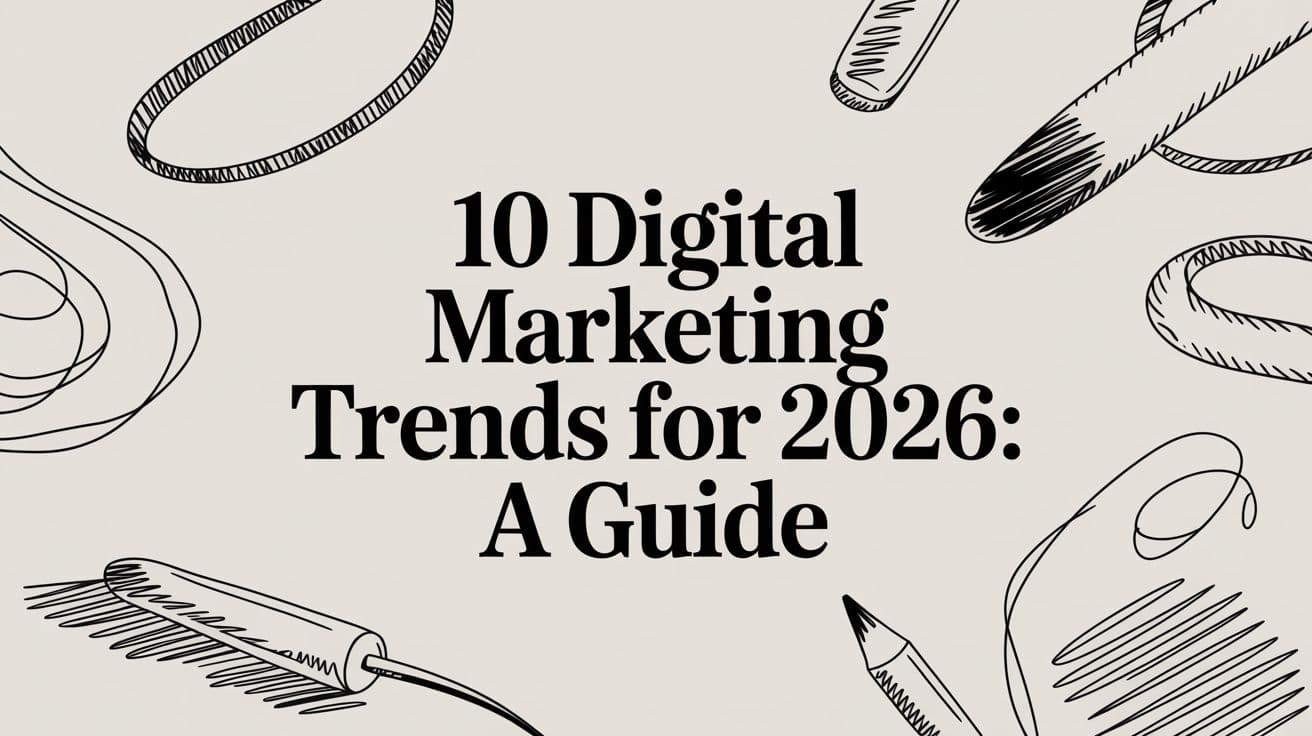 10 Digital Marketing Trends for 2026: A Guide