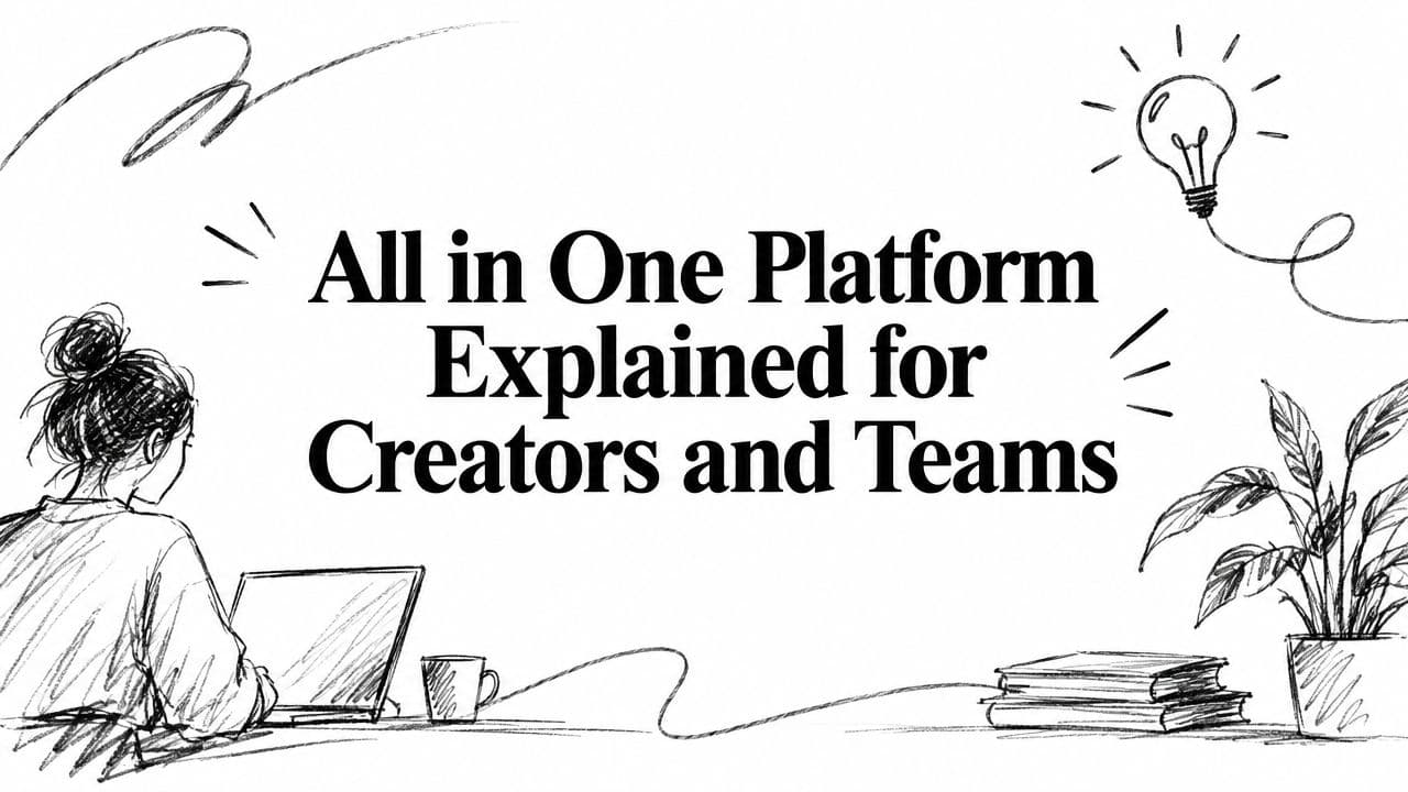 All in One Platform Explained for Creators and Teams