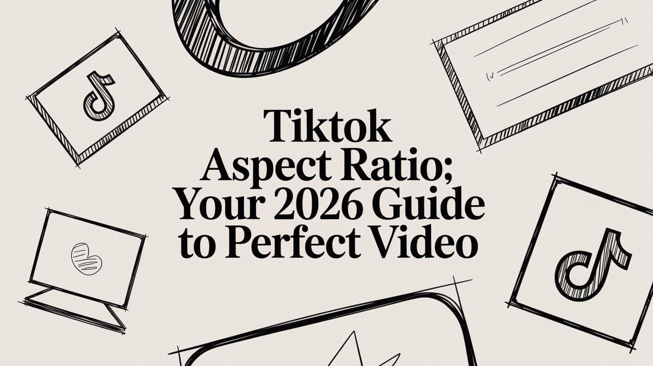 TikTok Aspect Ratio: Your 2026 Guide to Perfect Video